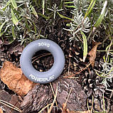 Еспандер кистьовий PowerPlay PP-4324, силіконовий, 30 кг, Сірий - для зміцнення хвата і передпліччя, фото 8