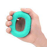 Еспандер кистьовий PowerPlay PP-4337, силіконовий, 20 кг, Зелений - для зміцнення хвата і передпліччя, фото 2