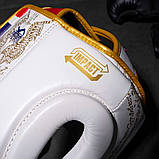 Боксерський шолом Phantom Muay Thai, Білий, розмір універсальний - для інтенсивних тренувань, фото 5