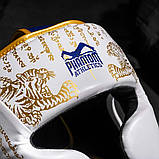 Боксерський шолом Phantom Muay Thai, Білий, розмір універсальний - для інтенсивних тренувань, фото 8