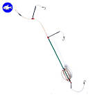 Рибальська снасть «Два відвода з повідцем Кавун - long» 20 g, 25g, 30g, 35g