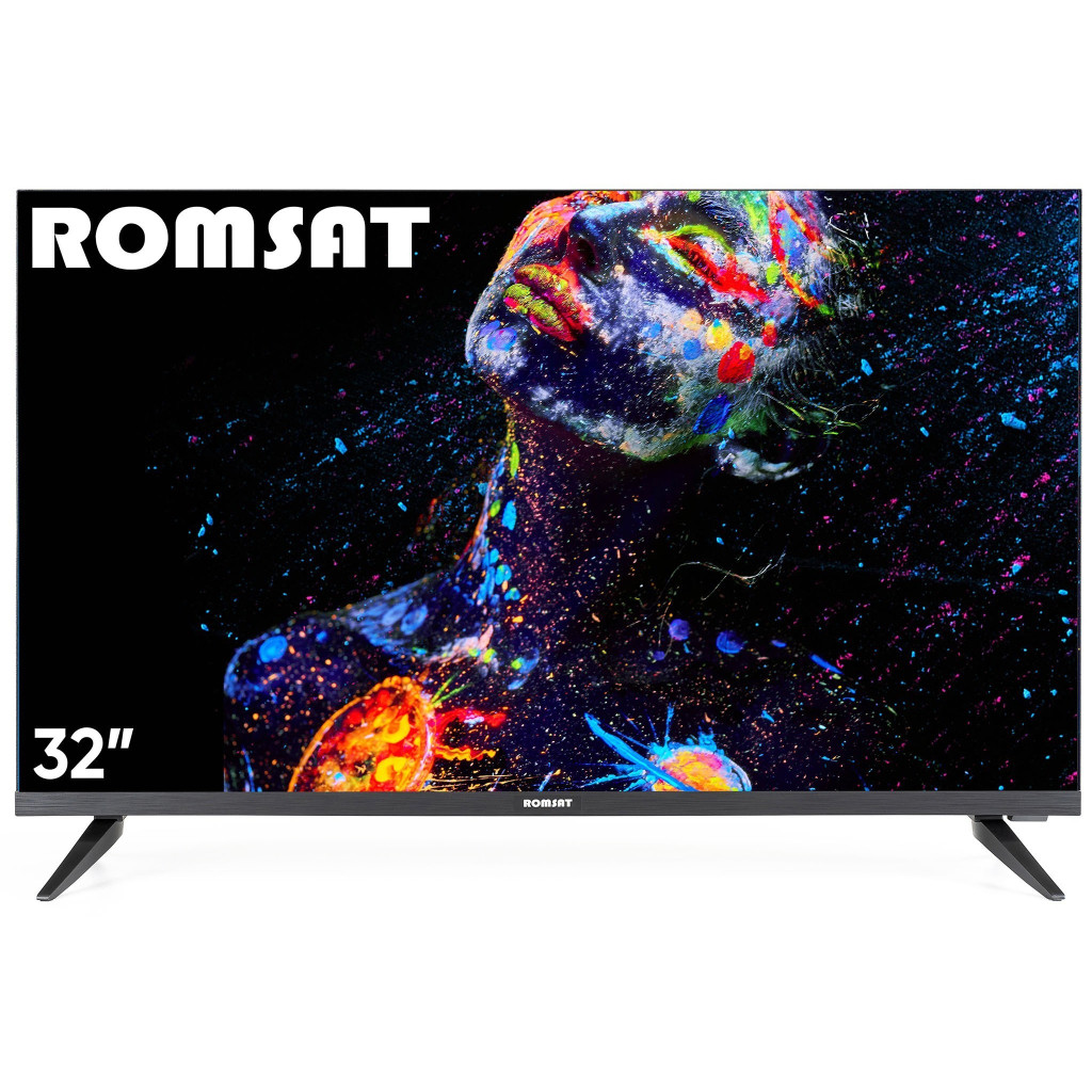 LED Телевізор 32" Romsat 32HQ1221T2 Black