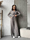Костюм жіночий спортивний NOBILITAS 42-52 сiрого кольору, фото 4