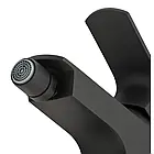 Змішувач для біде на унітаз Qtap Lipno Black Matt — чорний матовий кран для туалету, фото 5