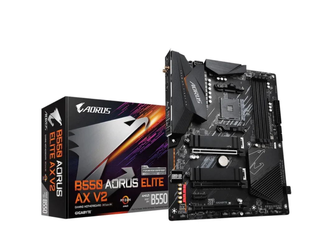 Материнська плата Gigabyte B550 AORUS ELITE AX V2