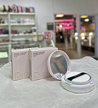 Кушон Missha Magic Cushion Cover Lasting SPF50+/PA+++ №21 Light Beige 15г, фото 4