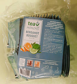 Чай Tea Moments Bergamot Bouquet 50 пакетів чорний