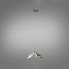 Люстра "Гілка" на 6 ламп E14 з керамічними пелюстками, золотий каркас - D-8310-1P GD, фото 2