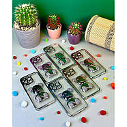 Чохол Bear Gradient Diamond для iPhone 15 Pro Silver, фото 5
