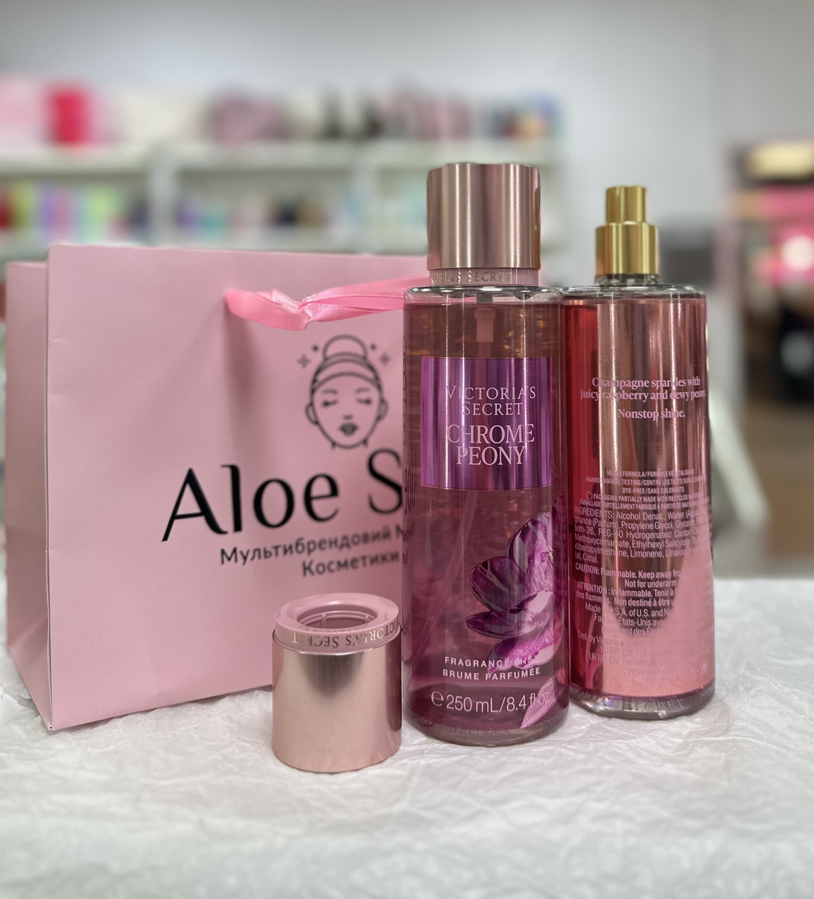 Парфумованний спроей для тіла Victoria's Secret Chrome Peony Fragrance Mist 250мл