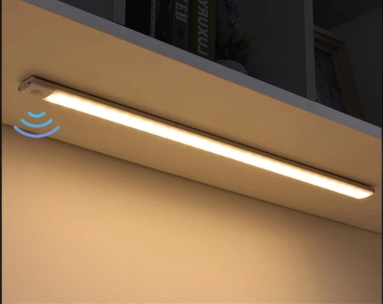 Світильник із датчиком руху Intelligent Light DY-CGD60, 60 см., Білий, розумний накладний лед світильник