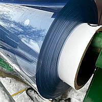 Плівка ПВХ Прозора 1000 мкр 1.40 м М'яке скло для альтанки Універсальне гнучке скло