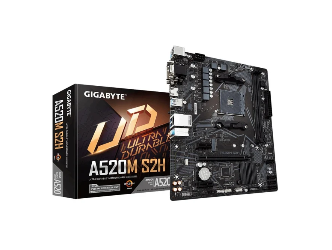 Материнська плата Gigabyte A520M S2H