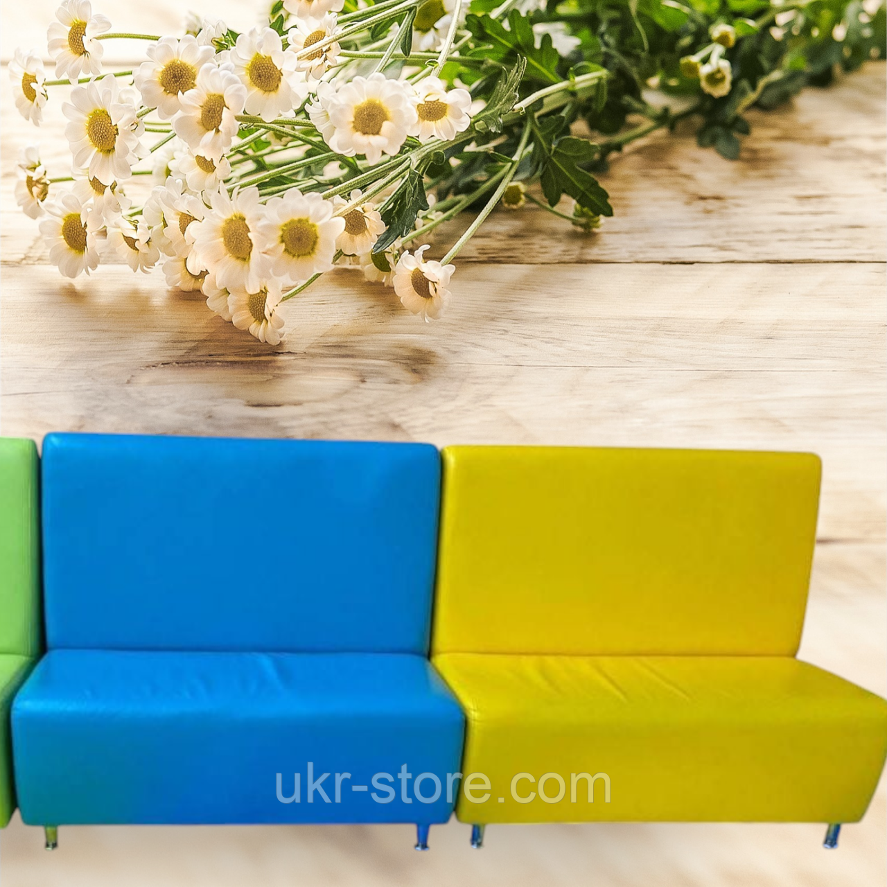 М'який диван для дитячих ресторанів і кафе, фото 1