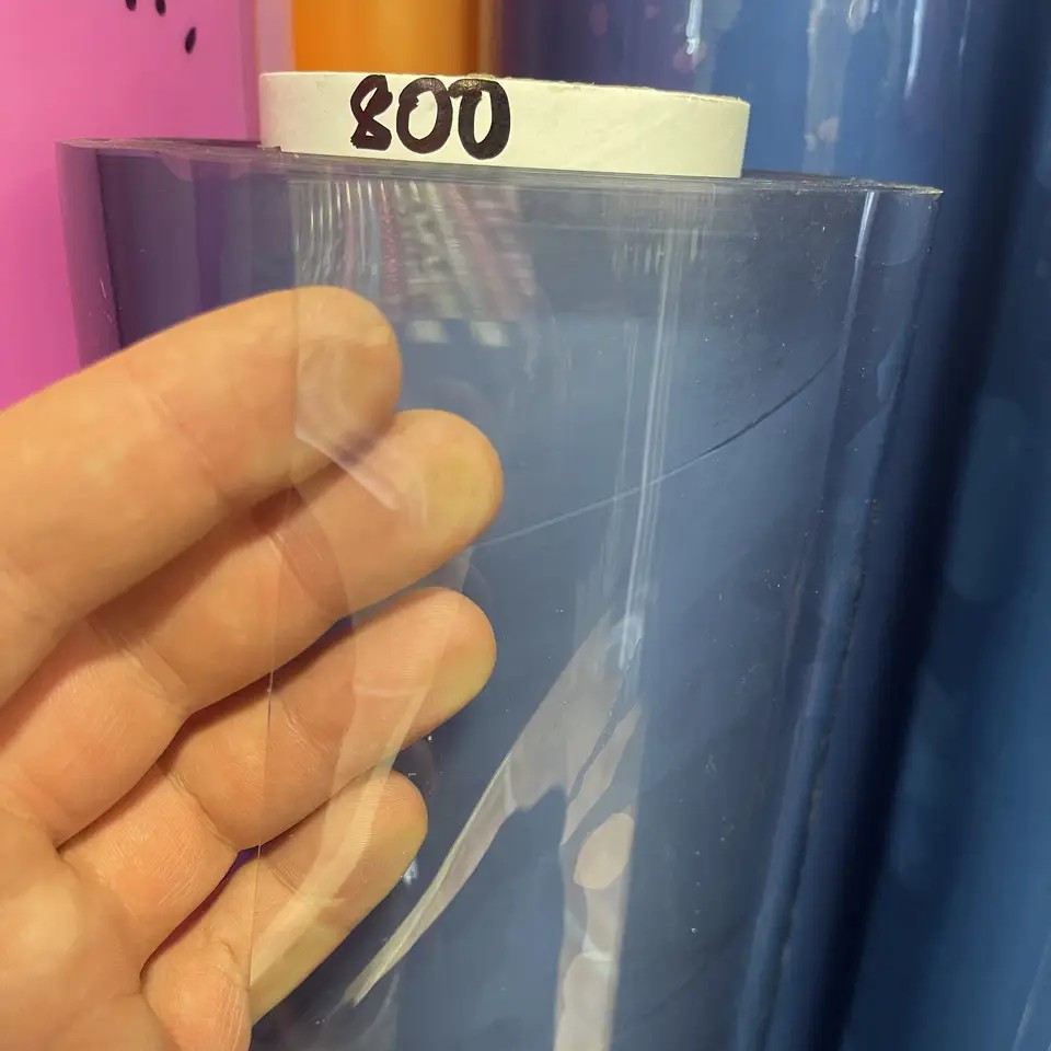 Плівка ПВХ прозора для вікон СИЛІКОН, Гнучке скло, м'яке скло 80см*800мкр Тайвань