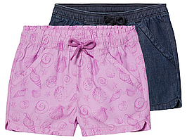 Дитячі шорти lupilu для дівчинки комплект 98-104 см (2-4Y)