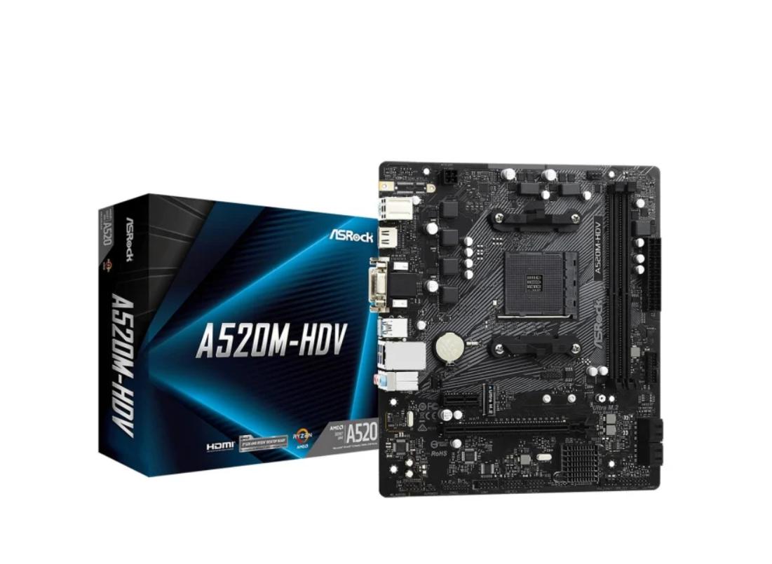 Материнська плата ASRock A520M-HDV