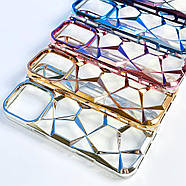 Чохол 3D Diamond для iPhone 15 Pro Blue, фото 7