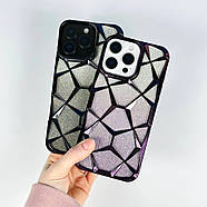 Чохол 3D Diamond для iPhone 15 Pro Blue, фото 4