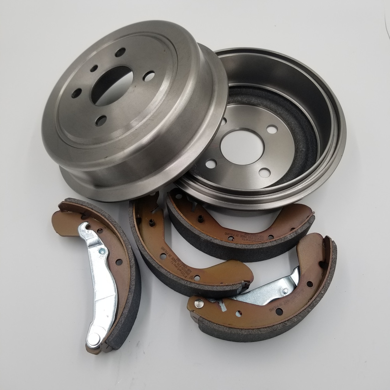 Барабан гальмівний задній Ланос 1.6 без ступиці (комплект 2 шт.+колодки) QAP Корея