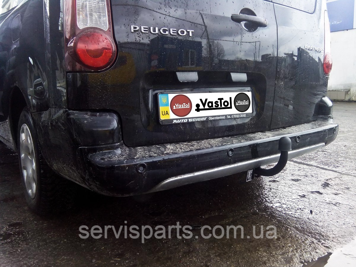 Фаркоп Peugeot Partner II L2 2008-2018 (Пежо Партнер довга база) також Tepee