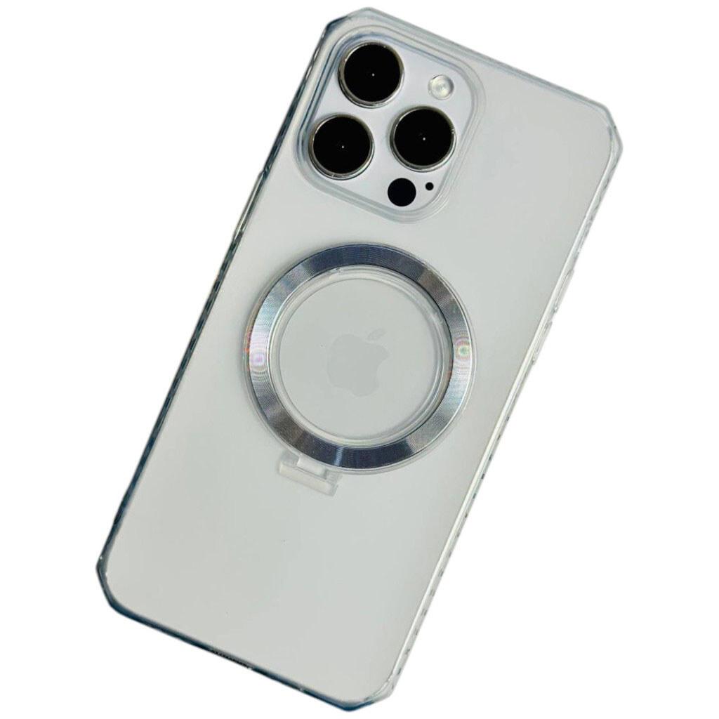 Чохол Octagon Matte Rhombus Side Case with MagSafe для iPhone 11 Pro Max Silver