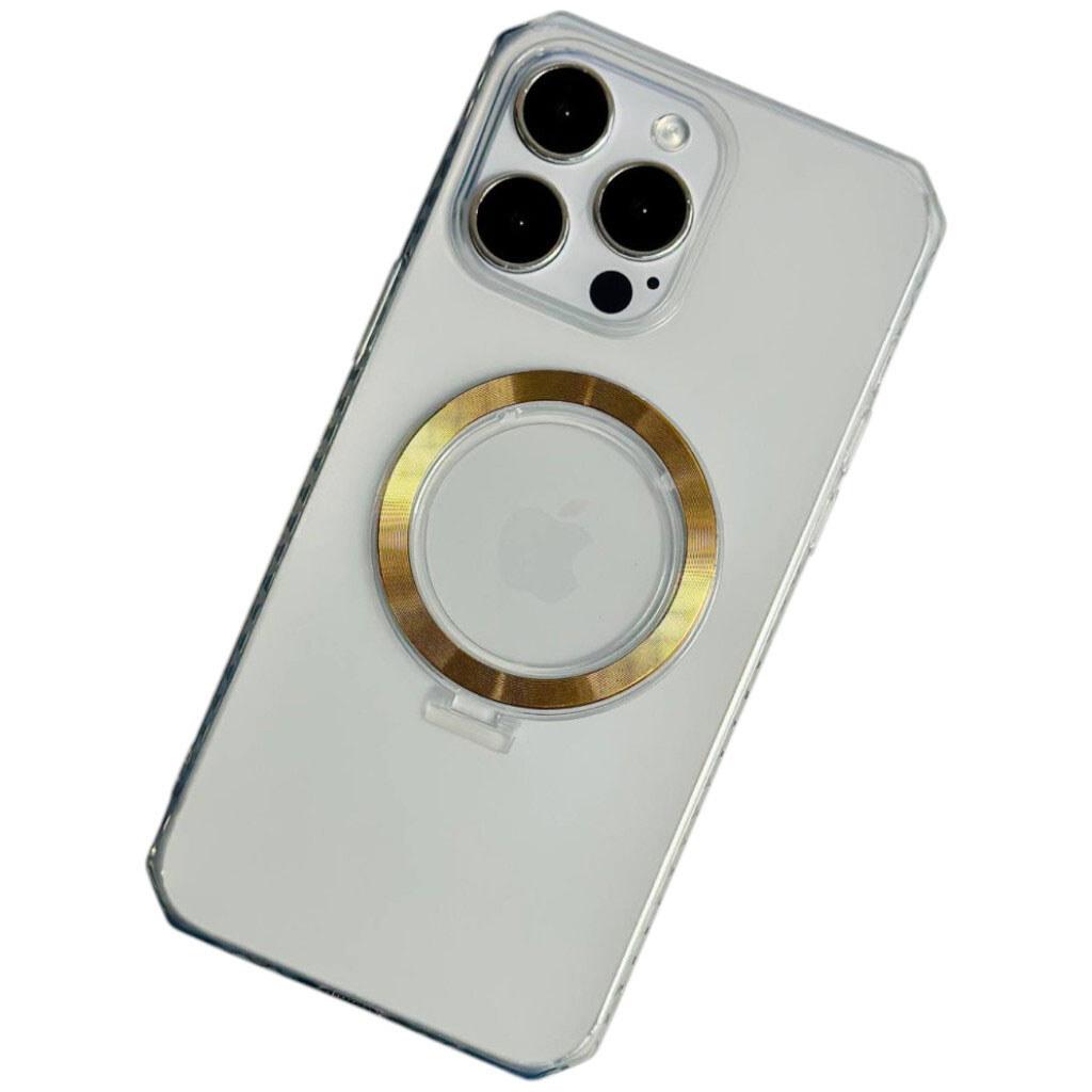 Чохол Octagon Matte Rhombus Side Case with MagSafe для iPhone 11 Pro Max Gold, фото 1