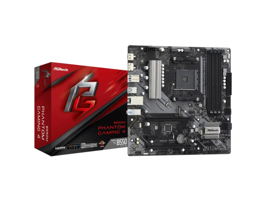 Материнська плата ASRock B550M PHANTOM GAMING 4