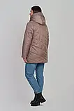 Стильна жіноча демісезонна бежева куртка Li-21, розміри 54-70, фото 5