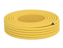 Труба гофрована для газу з нержавіючої сталі ⌀15 HFP (Dispipe) 0,3 мм SS 304, відпалена в поліетиленовій оболонці