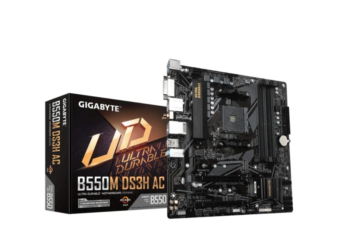 Материнська плата Gigabyte B550M DS3H AC
