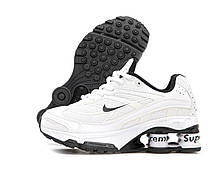 Чоловічі кросівки Найк Nike Shox Ride 2 SP x Supreme White Black ALL20045, фото 2