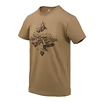 Тактична футболка Helikon-Tex T-Shirt (Mountian Stream) - U.S. Brown, футболка для військових