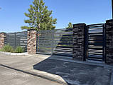 Паркан Ранчо металевий Тип різноламельний, фото 2