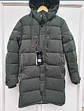 Куртка довга парка пальто пуховик зимова чоловіча, фото 3