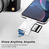 Кардрідер 6-в-1 USB Type-C / Micro USB / USB – багатофункціональний адаптер для карт пам'яті, фото 7