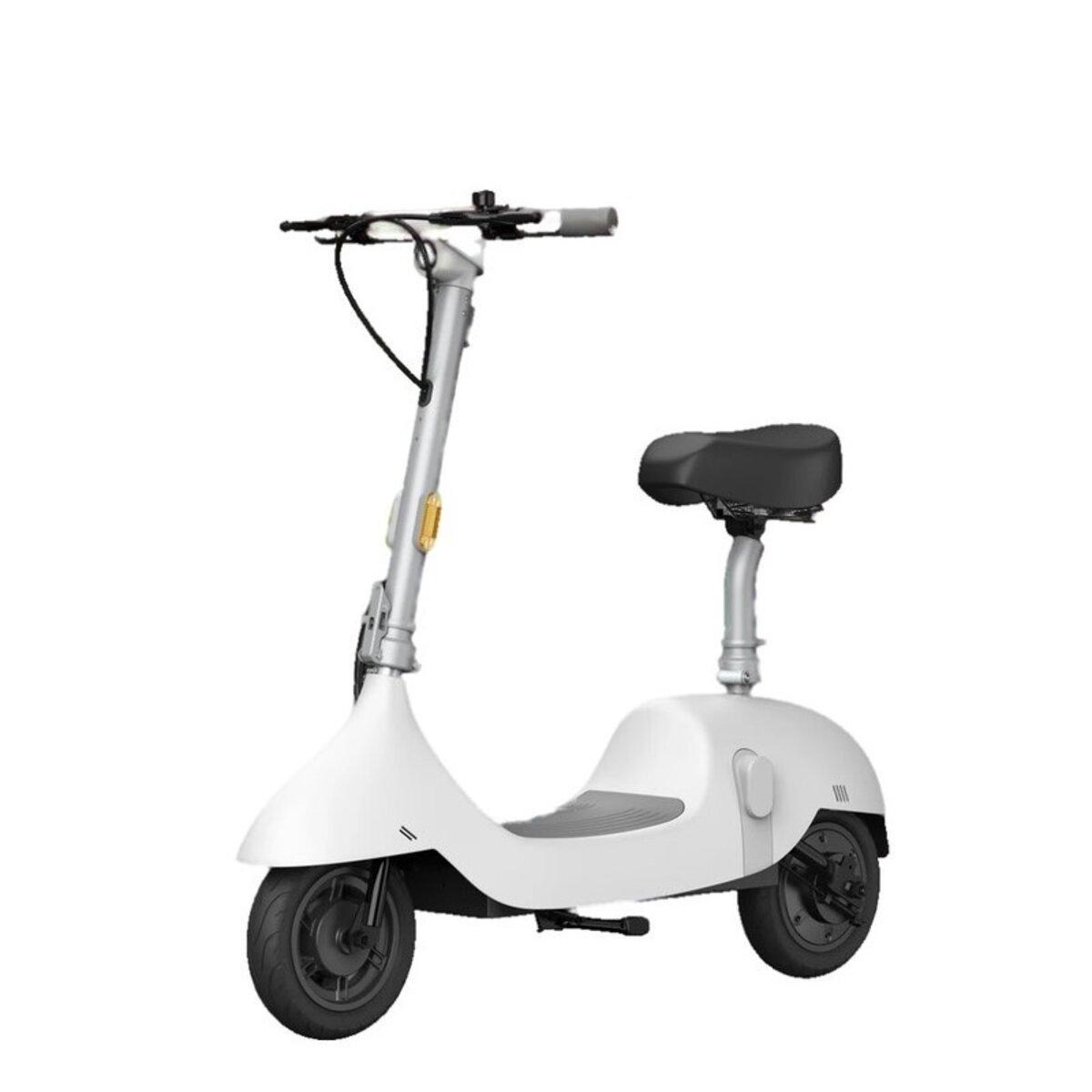 Електросамокат з сидінням OKAI Ceetle PRO EA10C White 10', 350(900)W, 25Km/h, 10,4Ah, 55Km, 20%, NFC, App.29kg (EA10C-W), фото 1