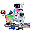 Інтерактивний розумний робот на радіокеруванні розмовляюча іграшка для дитини картридер казки пісеньки, фото 5