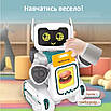 Інтерактивний розумний робот на радіокеруванні розмовляюча іграшка для дитини картридер казки пісеньки, фото 3