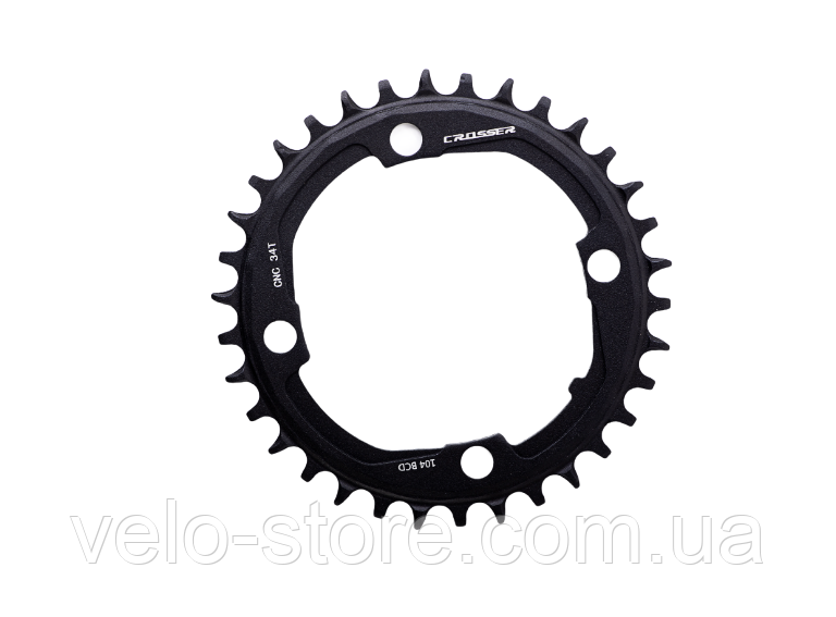 Передня зірка алюмінієва Crosser Narrow Wide 34T