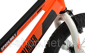 Велосипед RoyalBaby SPACE NO.1 Alu 14", OFFICIAL UA, оранжевый, фото 4