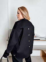 Трендовий джинсовий костюм двійка у великому розмірі Розміри: 50-52, 54-56, 58-60, фото 2