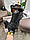 Чоловічі шкіряні текстиль кросівки Nike Air Max Plus New Reflektive All Black, кеди Найк чорні. Чоловіче взуття, фото 9