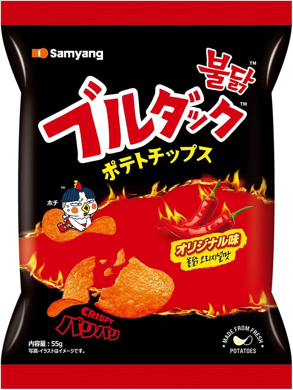 Чіпси Samyang Buldak Potato Chips Original 55г