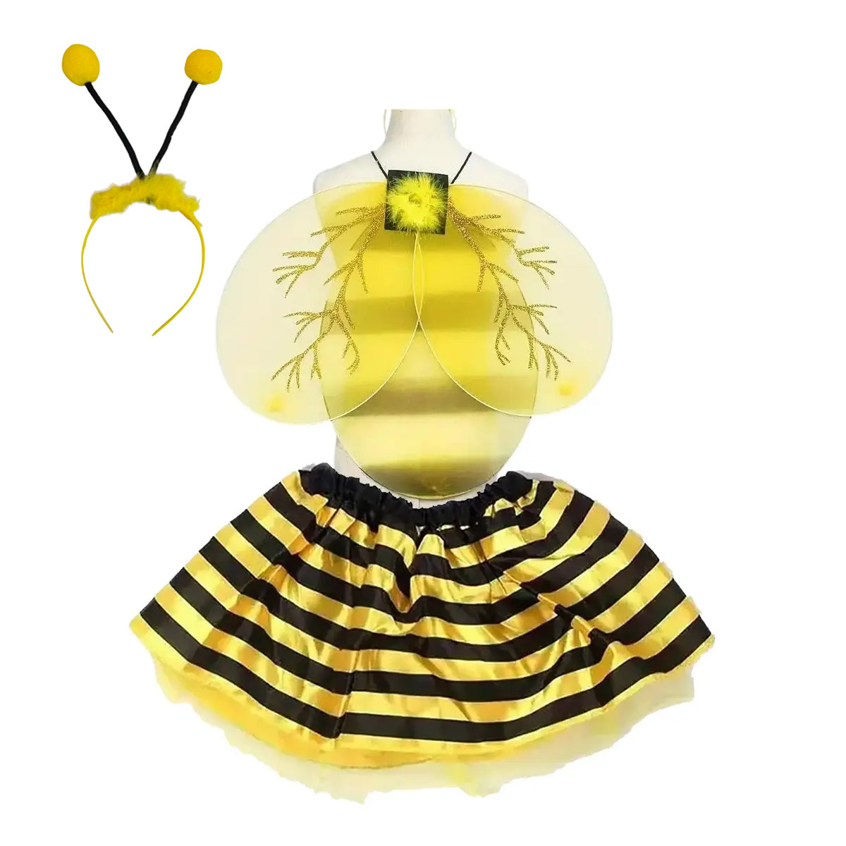 Карнавальний костюм Бджілки. Дитячий карнавальний набір "Бджілка", фото 1