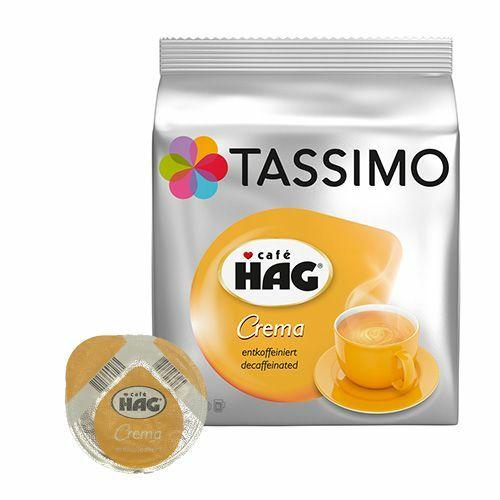 Кава в капсулах Tassimo Cafe HAG Crema Decaffeinated (16 порцій)