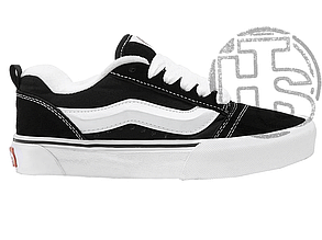 Жіночі кеди Ванс Vans KNU Skool Black White VN0009QC6BT1