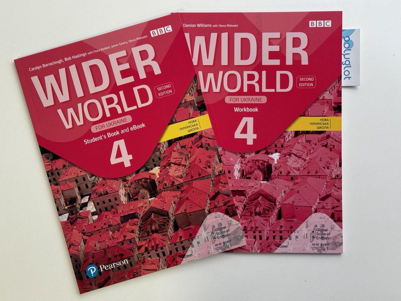 Комплект Wider World 2nd edition Ukraine 4 Student Book + Workbook