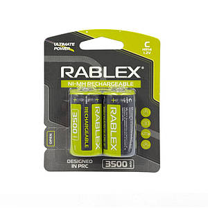 Акумулятори C (HR14) Rablex 3500mAh (1.2v) 2шт.