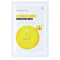 Тканина маска тонизуюча Вітамін Medi-peel VITAMIN BOMB REFRESHING MASK SHEET